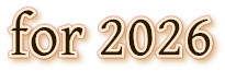 for 2026 for 2026